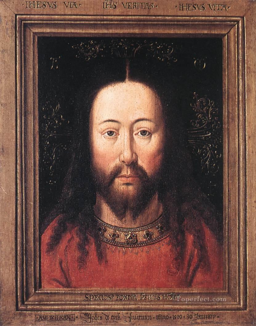 Porträt Christi Jan van Eyck Ölgemälde